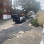 After Image of Asphalt Road Repairs for Makka Constructions in Darling Point, NSW