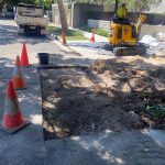 Before Image of Asphalt Trench Repair & Gutter Edge Repair for Duffy Kennedy Constructions in Bellevue Hill, NSW