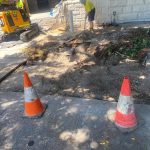 Before Image of Asphalt Trench Repair & Gutter Edge Repair for Duffy Kennedy Constructions in Bellevue Hill, NSW