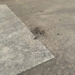 Before Image of Cut and Replace Asphalt Patch Repair at Merlo Australia in Girraween, NSW