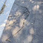 Before Image of Asphalt Patch Repair for Unique Designed Homes in Northmead, New South Wales