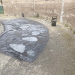 During Image of Asphalt Patch Repair for Evolve FM in Newtown, New South Wales