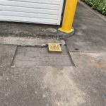Before Image of Asphalt Patch Repair for Never Stop Water Pty Ltd at Fox Studios in Moore Park, New South Wales