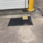 During Image of Asphalt Patch Repair for Never Stop Water Pty Ltd in Moore Park, New South Wales