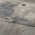 Before Image of Asphalt Patch Repair for Pittwater House in Collaroy, New South Wales