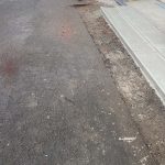 Before image of asphalt trench repair for ATN Constructions in Concord, New South Wales