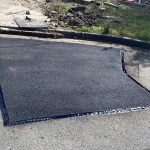 Completed asphalt patch repair at a private residence for D.velop.R in Caringbah South, New South Wales