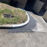 Completed cut & replace asphalt patch repair at a private residence in Padstow, New South Wales