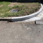 Before image of a cut & replace asphalt patch repair at a private residence in Padstow, New South Wales
