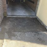 Before image of a cut & replace asphalt patch repair at a private residence in Padstow, New South Wales