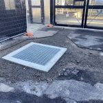 Before image of an asphalt reinstatement for GF James Plumbing in Birrong, New South Wales