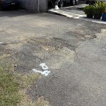 Before Image of Asphalt Repair for Kennards Storage in Balgowlah, New South Wales