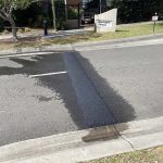 Completed asphalt speed hump installation for Banah Group in Nowra, New South Wales