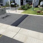 Completed asphalt speed hump installation for Banah Group in Nowra, New South Wales