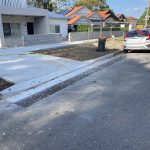 Before Image of an Asphalt Trench Repair / Concrete Edge Repair for a private customer in Five Dock, New South Wales
