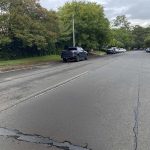 Before image of an Asphalt Road Cut & Replace Repair for Hunters Hill Council in Hunters Hill, New South Wales