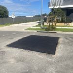 Completed Asphalt Cut & Replace road repair for Highland Stone Walls Pty Ltd in Warriewood, New South Wales