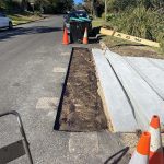 During image of an Asphalt Crossover Edge Repair for Newborn Concrete in Forestville, New South Wales