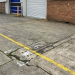 Before image of an Asphalt Patch Repair for Cayvic Properties in Kingsgrove, New South Wales