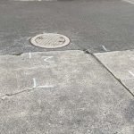 Before image of an Asphalt Patch Repair for Cayvic Properties in Kingsgrove, New South Wales