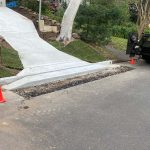Before image of an Asphalt Crossover Edge Repair for Landscape Excellence in Longueville, New South Wales